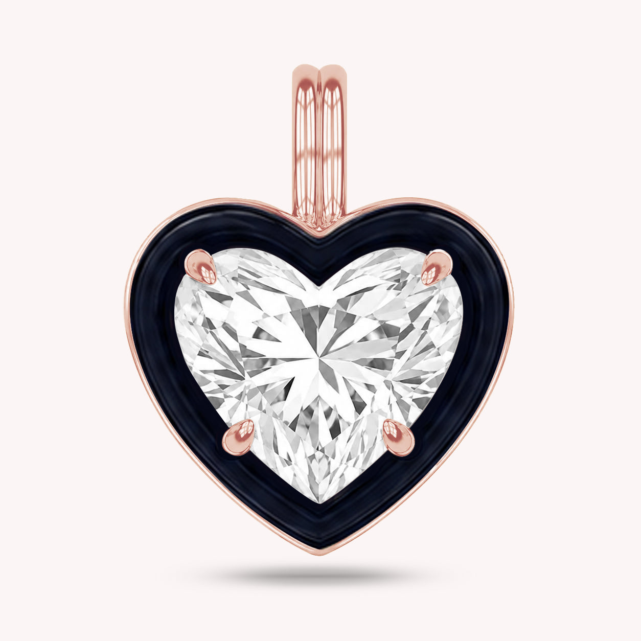 Solitaire Pendant Multi Shape Lab Created Moissanite Diamond