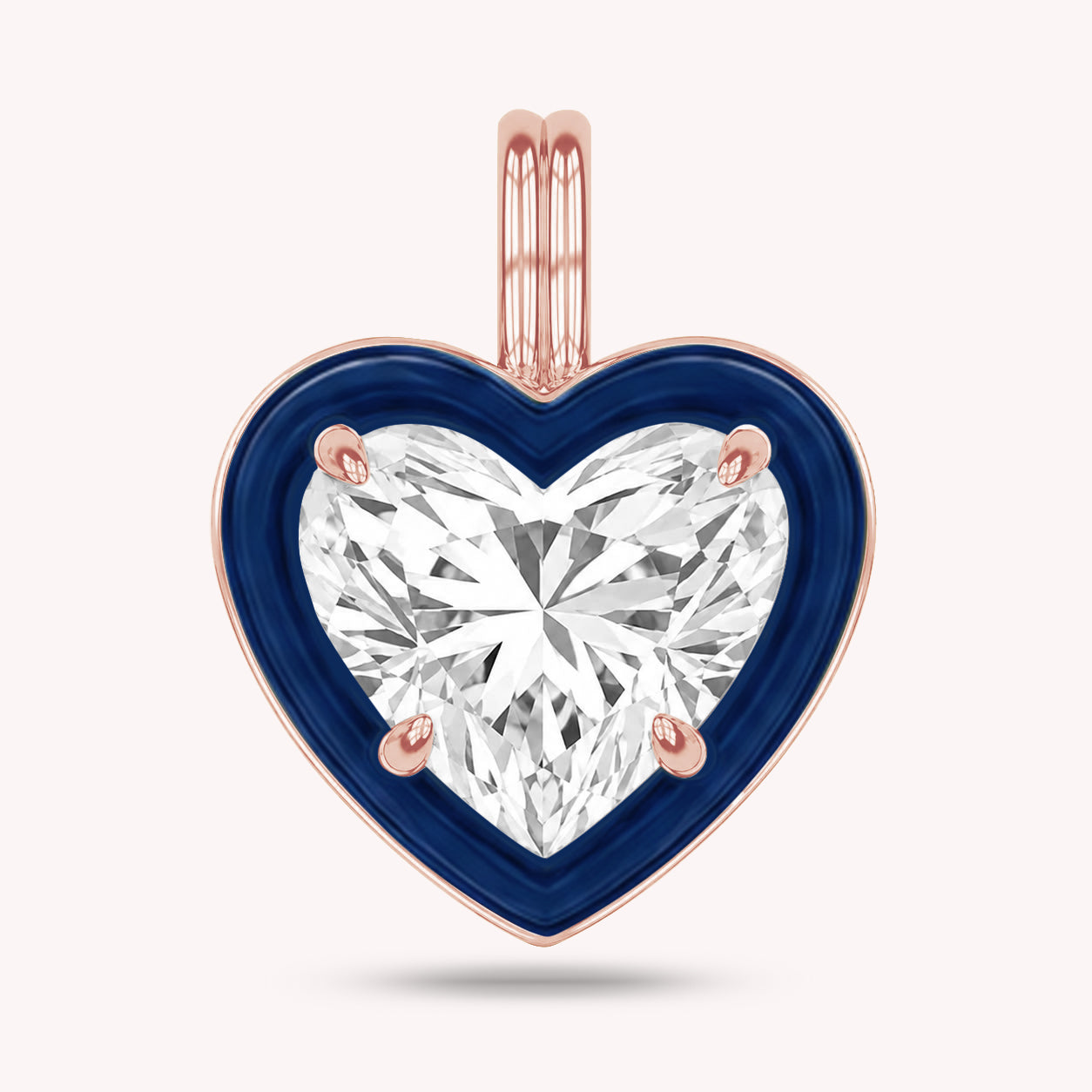 Solitaire Pendant Multi Shape Lab Created Moissanite Diamond
