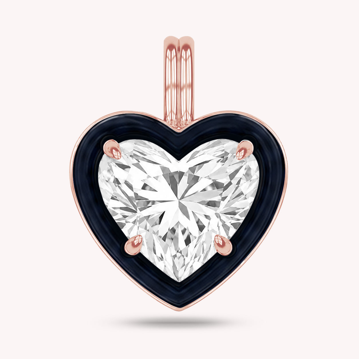 Solitaire Pendant Multi Shape Lab Created Moissanite Diamond