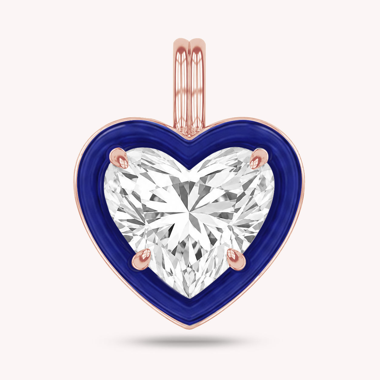 Solitaire Pendant Multi Shape Lab Created Moissanite Diamond