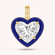 Solitaire Pendant Multi Shape Lab Created Moissanite Diamond