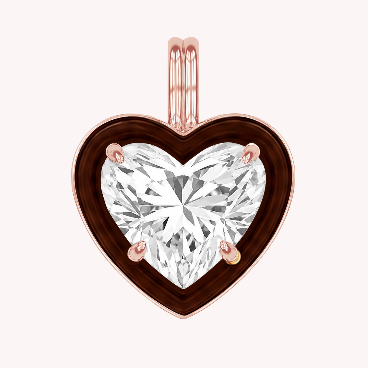 Solitaire Pendant Multi Shape Lab Created Moissanite Diamond