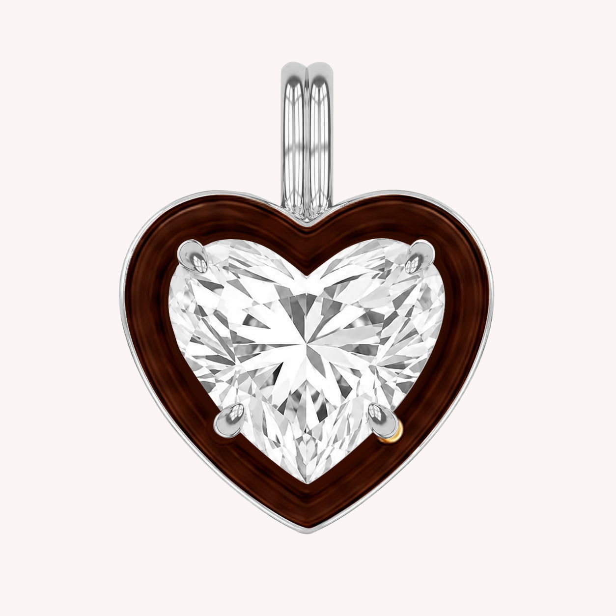 Solitaire Pendant Multi Shape Lab Created Moissanite Diamond