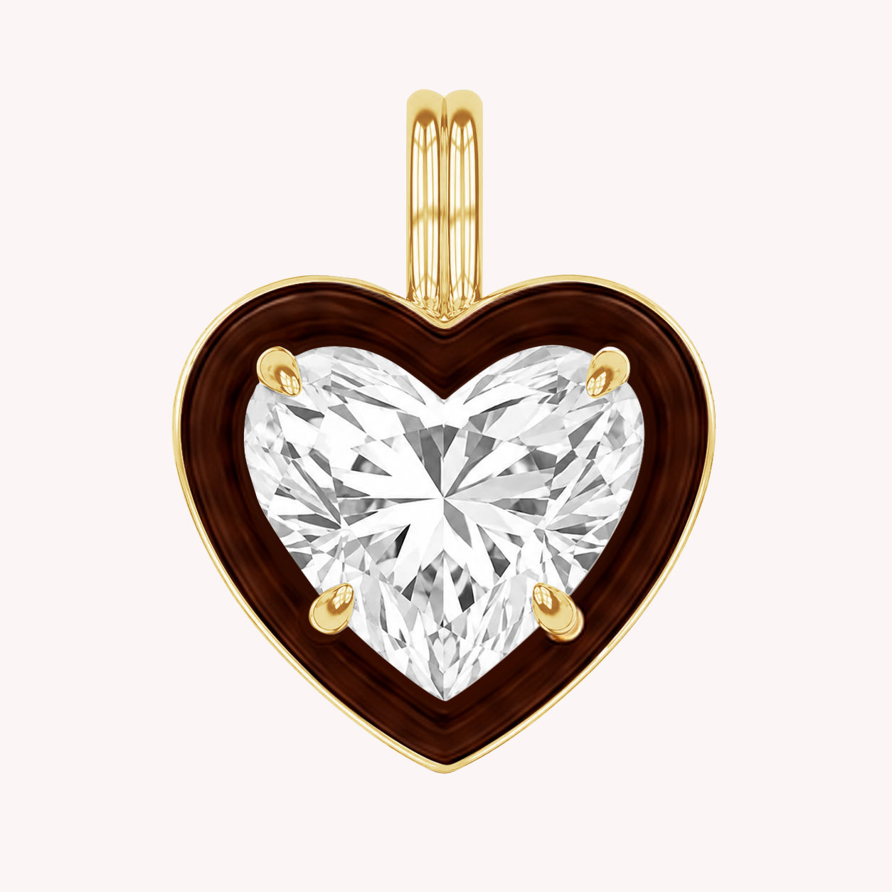Solitaire Pendant Multi Shape Lab Created Moissanite Diamond