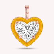 Solitaire Pendant Multi Shape Lab Created Moissanite Diamond