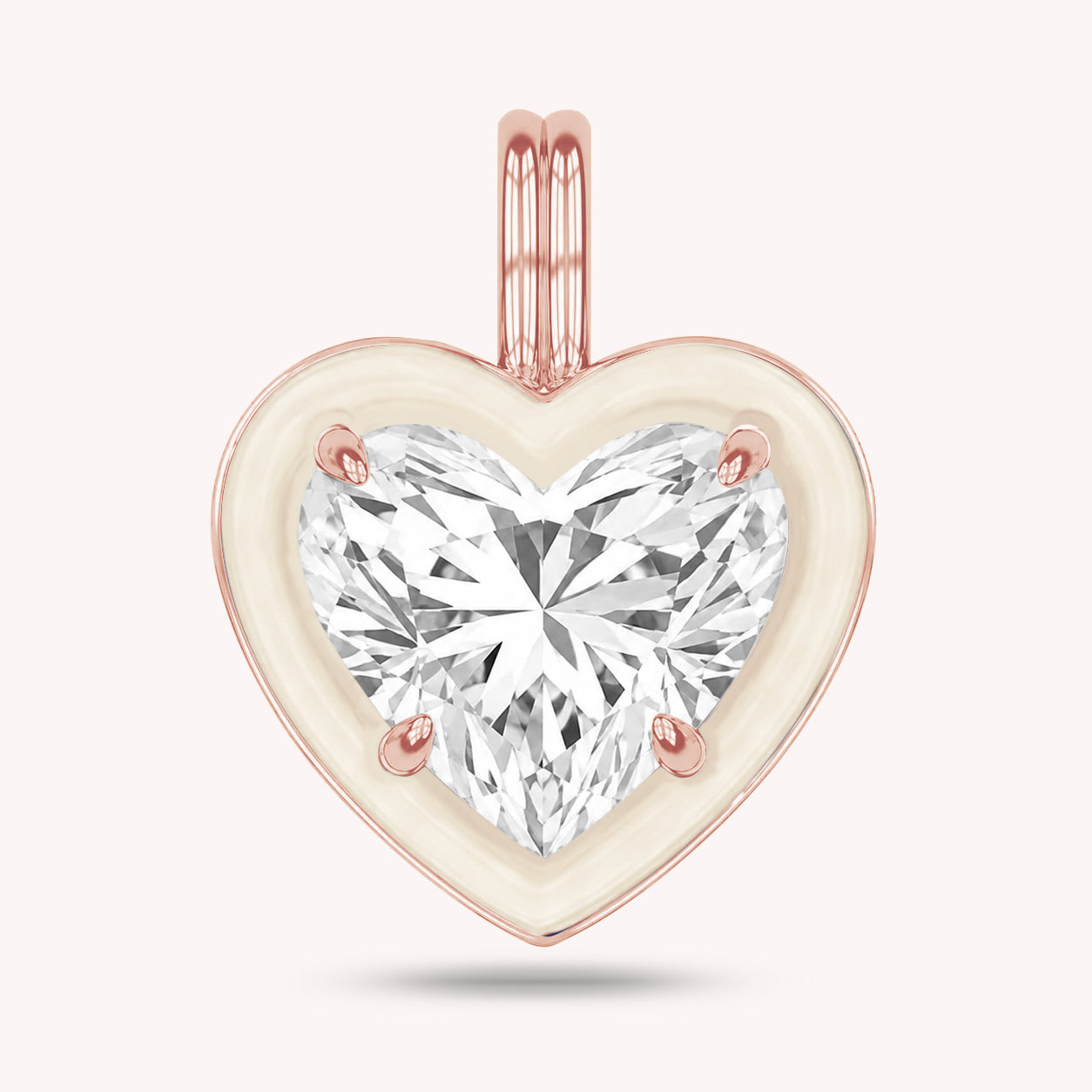 Solitaire Pendant Multi Shape Lab Created Moissanite Diamond