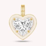 Solitaire Pendant Multi Shape Lab Created Moissanite Diamond