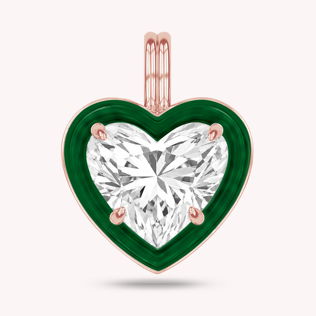 Solitaire Pendant Multi Shape Lab Created Moissanite Diamond