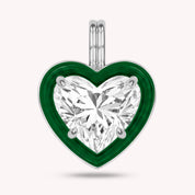Solitaire Pendant Multi Shape Lab Created Moissanite Diamond