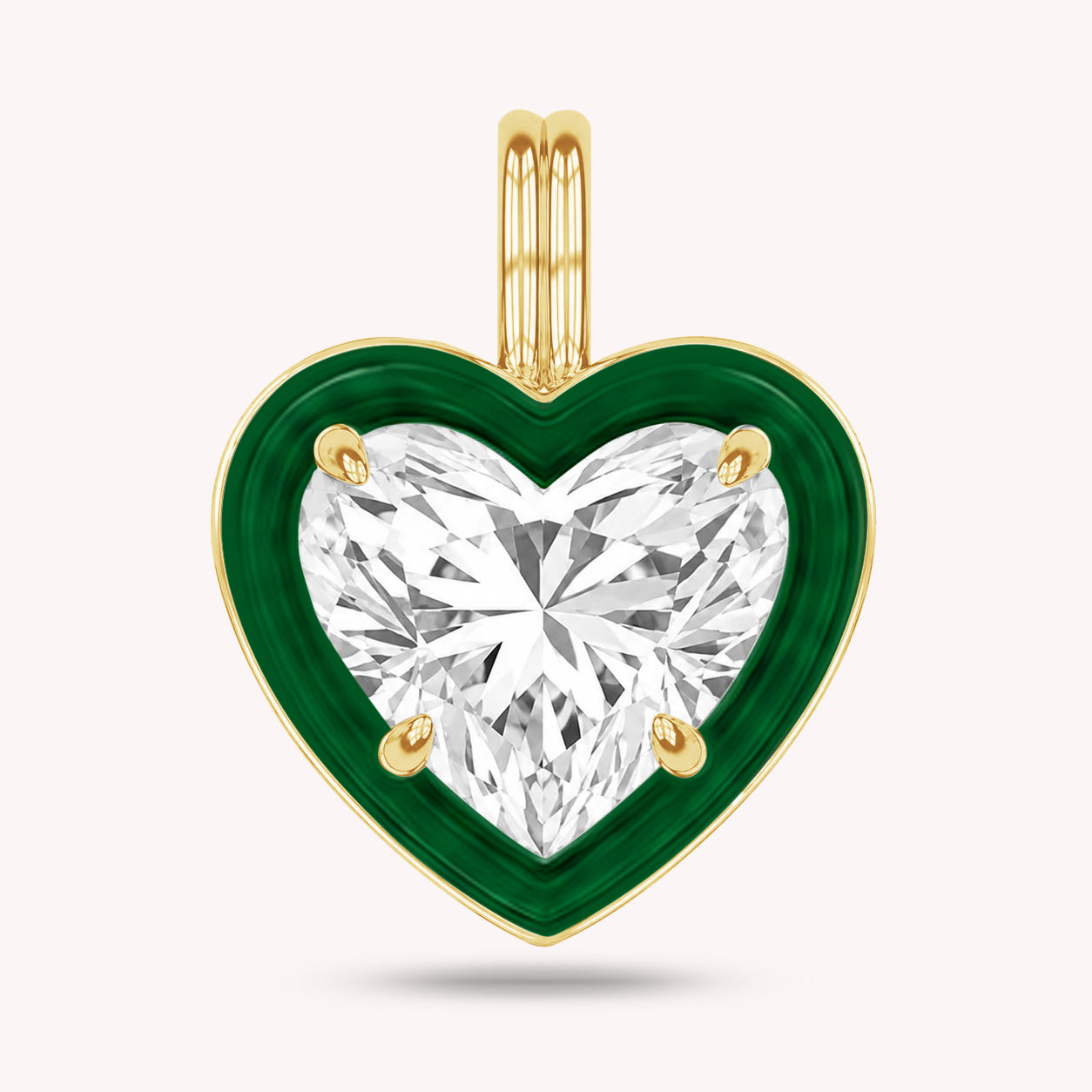 Solitaire Pendant Multi Shape Lab Created Moissanite Diamond