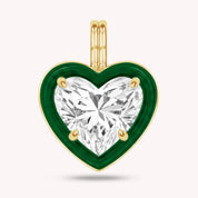 Solitaire Pendant Multi Shape Lab Created Moissanite Diamond