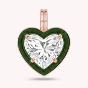 Solitaire Pendant Multi Shape Lab Created Moissanite Diamond