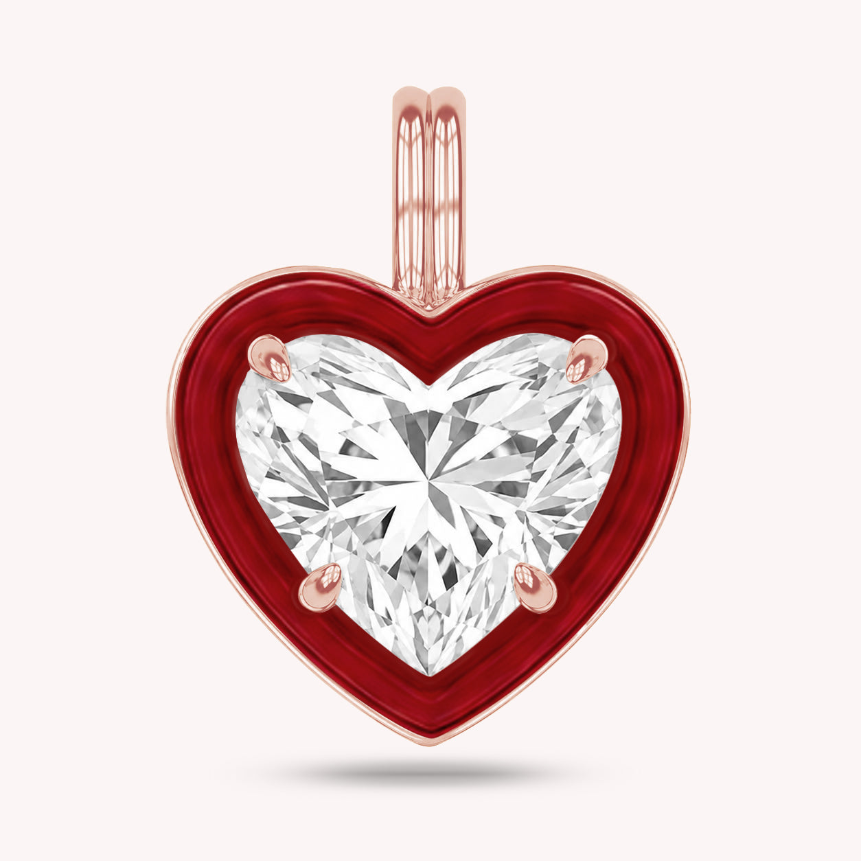 Solitaire Pendant Multi Shape Lab Created Moissanite Diamond