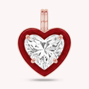 Solitaire Pendant Multi Shape Lab Created Moissanite Diamond