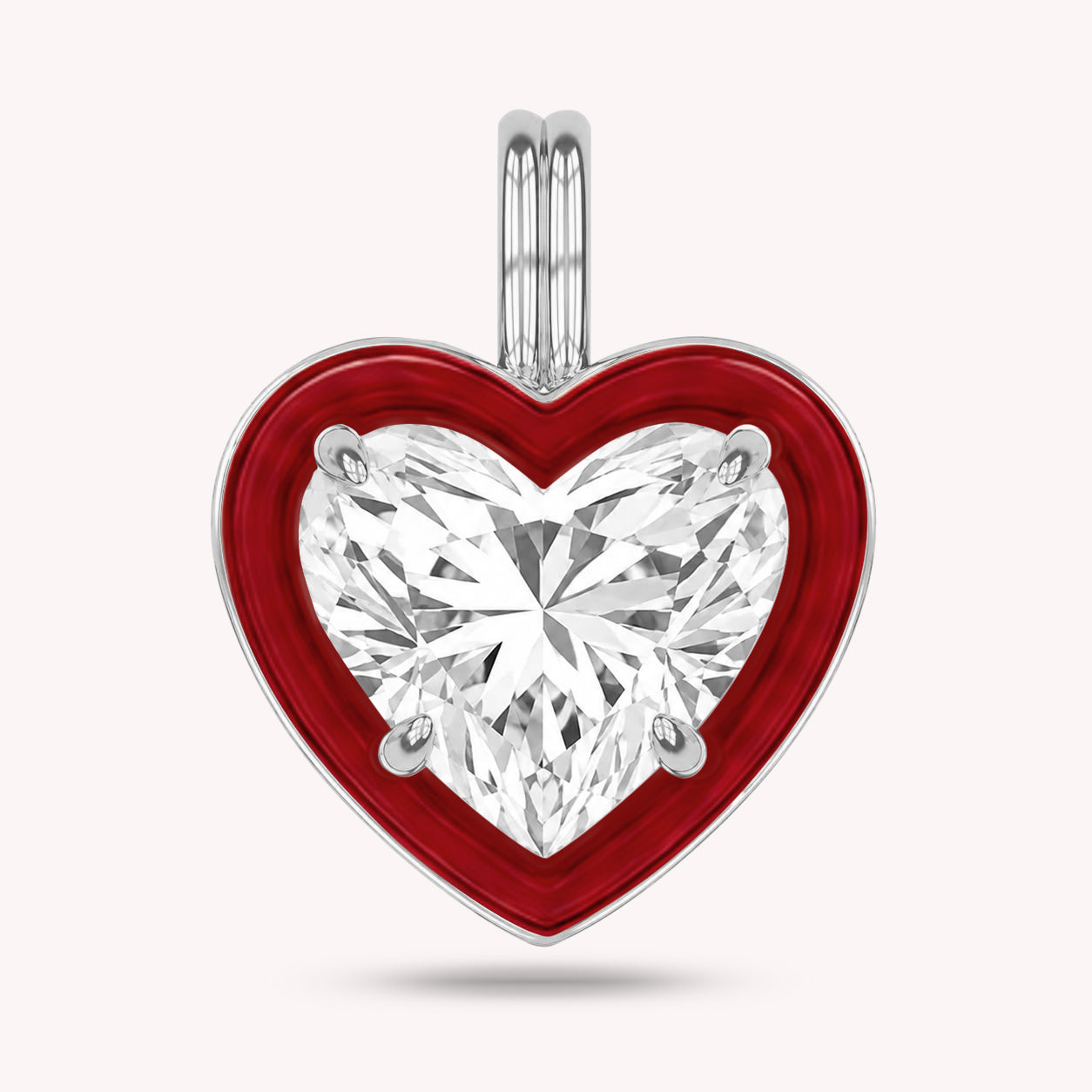 Solitaire Pendant Multi Shape Lab Created Moissanite Diamond