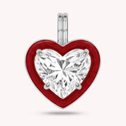 Solitaire Pendant Multi Shape Lab Created Moissanite Diamond