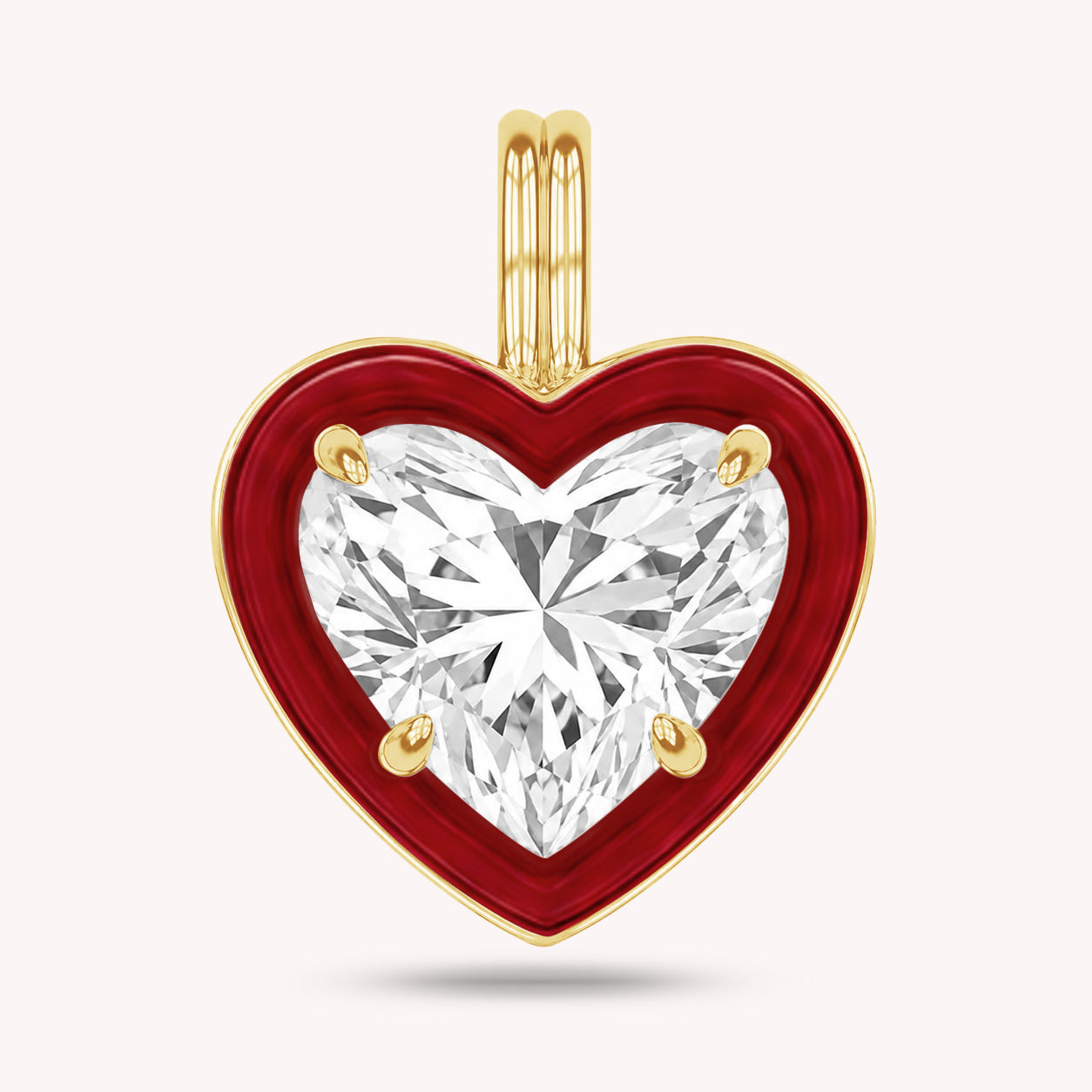Solitaire Pendant Multi Shape Lab Created Moissanite Diamond