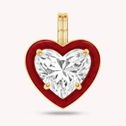 Solitaire Pendant Multi Shape Lab Created Moissanite Diamond
