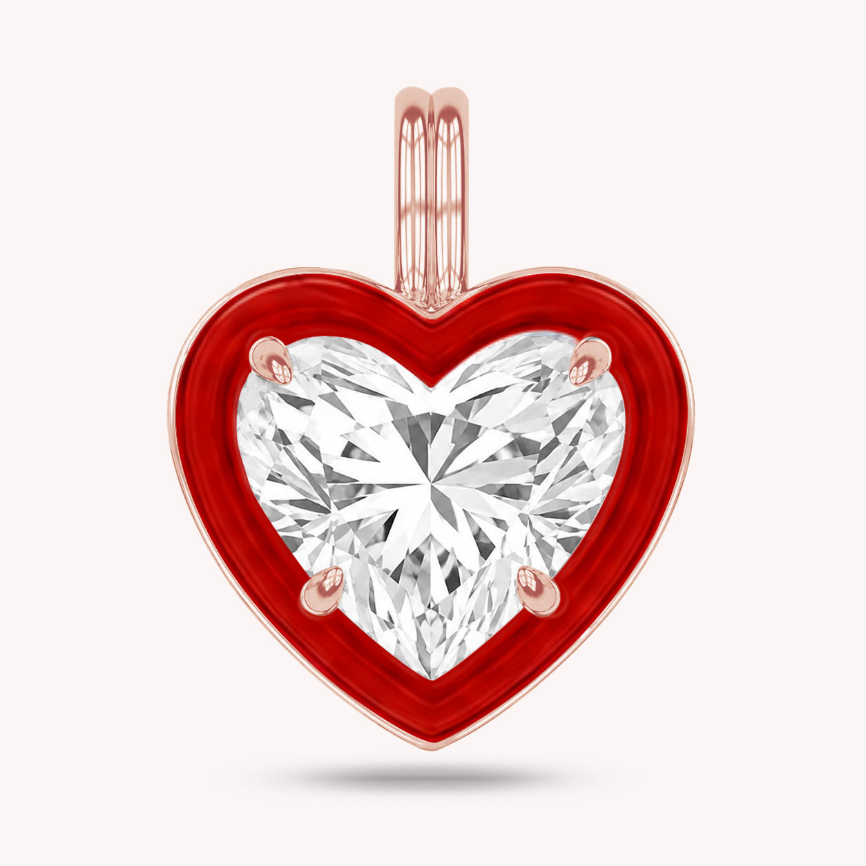 Solitaire Pendant Multi Shape Lab Created Moissanite Diamond