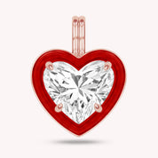 Solitaire Pendant Multi Shape Lab Created Moissanite Diamond