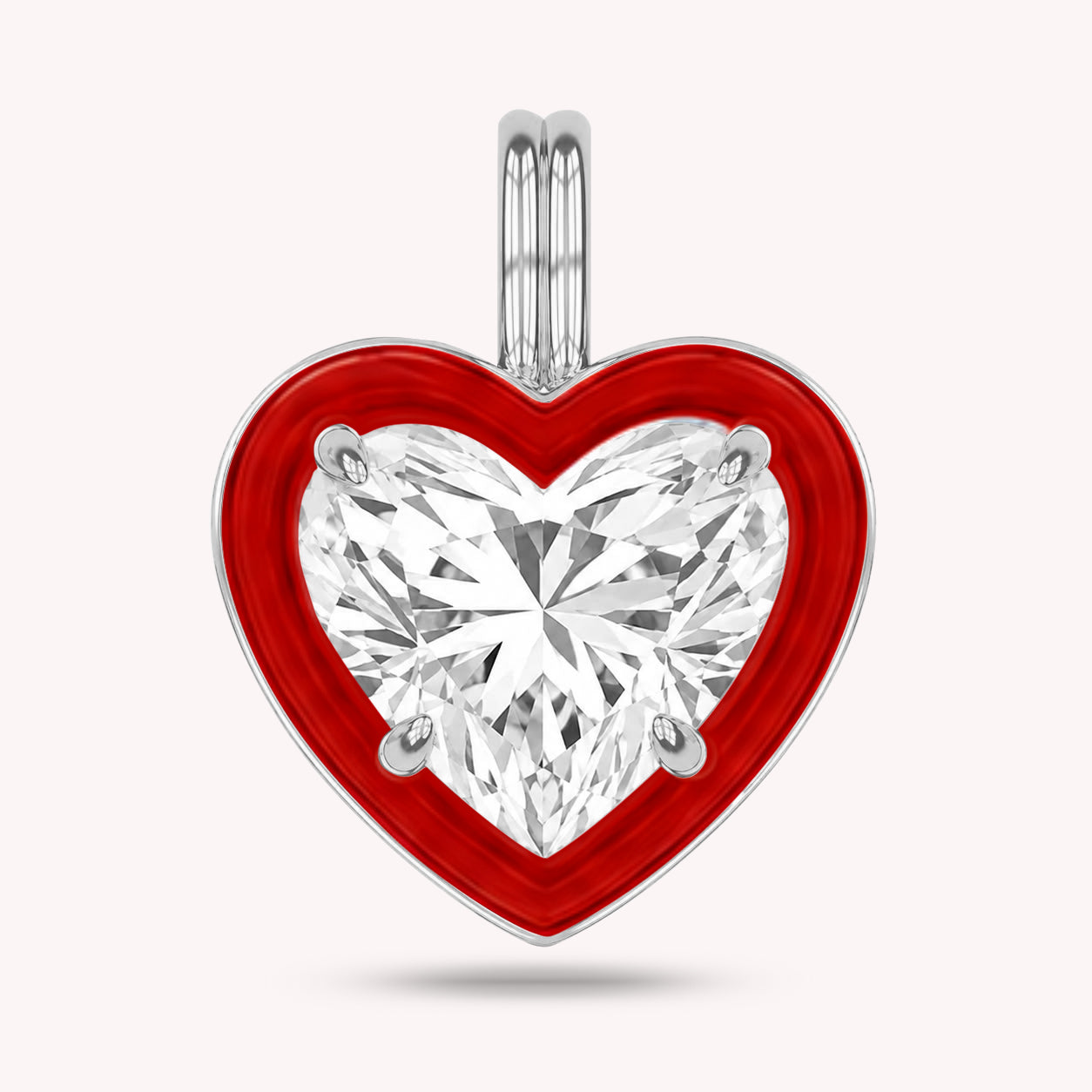 Solitaire Pendant Multi Shape Lab Created Moissanite Diamond