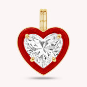 Solitaire Pendant Multi Shape Lab Created Moissanite Diamond