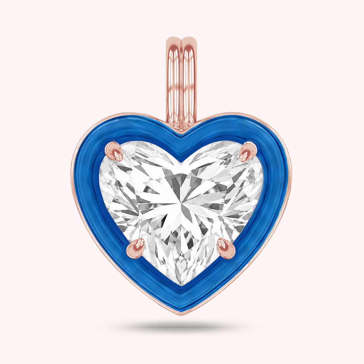 Solitaire Pendant Multi Shape Lab Created Moissanite Diamond