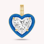 Solitaire Pendant Multi Shape Lab Created Moissanite Diamond