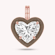 Solitaire Pendant Multi Shape Lab Created Moissanite Diamond
