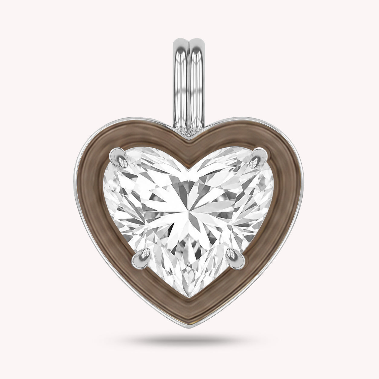 Solitaire Pendant Multi Shape Lab Created Moissanite Diamond
