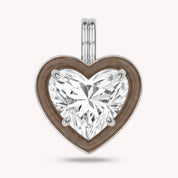 Solitaire Pendant Multi Shape Lab Created Moissanite Diamond