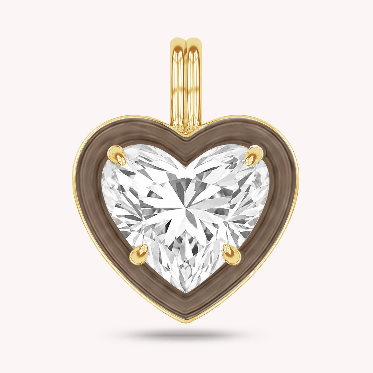 Solitaire Pendant Multi Shape Lab Created Moissanite Diamond