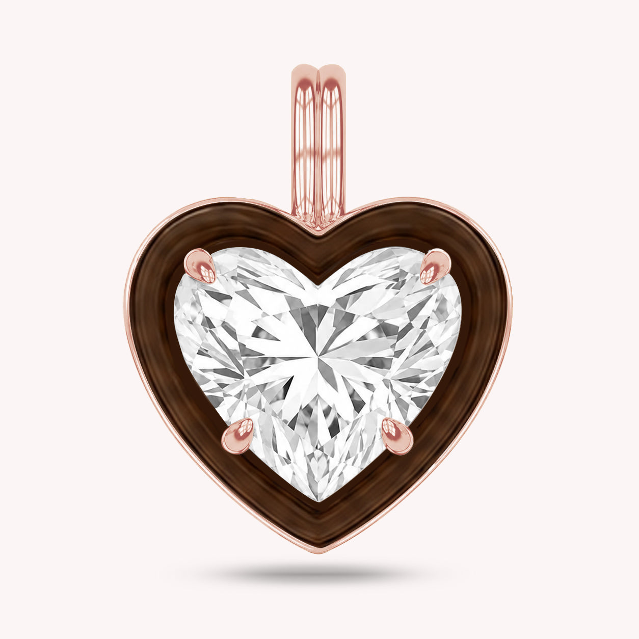 Solitaire Pendant Multi Shape Lab Created Moissanite Diamond