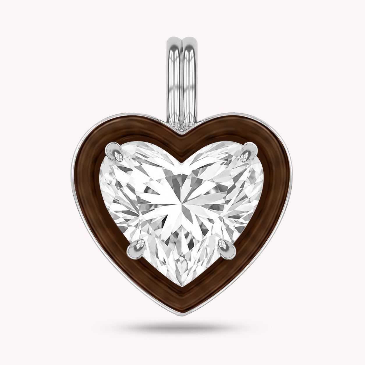 Solitaire Pendant Multi Shape Lab Created Moissanite Diamond