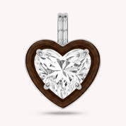 Solitaire Pendant Multi Shape Lab Created Moissanite Diamond