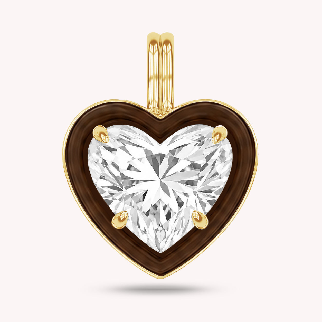 Solitaire Pendant Multi Shape Lab Created Moissanite Diamond