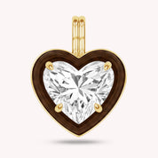 Solitaire Pendant Multi Shape Lab Created Moissanite Diamond