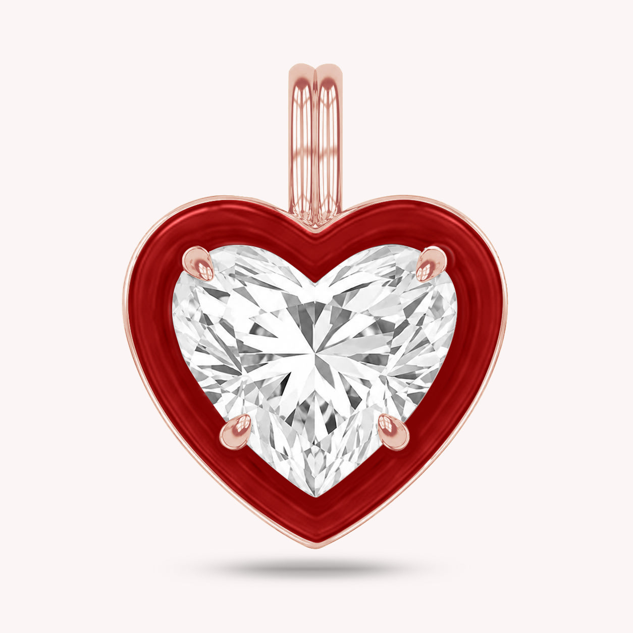 Solitaire Pendant Multi Shape Lab Created Moissanite Diamond