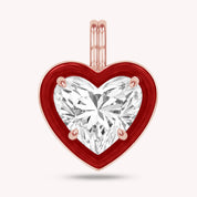 Solitaire Pendant Multi Shape Lab Created Moissanite Diamond