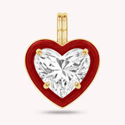 Solitaire Pendant Multi Shape Lab Created Moissanite Diamond