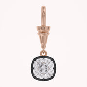 Cushion-Cut Dog Clip Bail Pendant | Lab-Grown Diamond