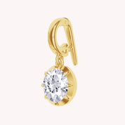 Multi Shape Lab Created Moissanite Solitaire Pendant