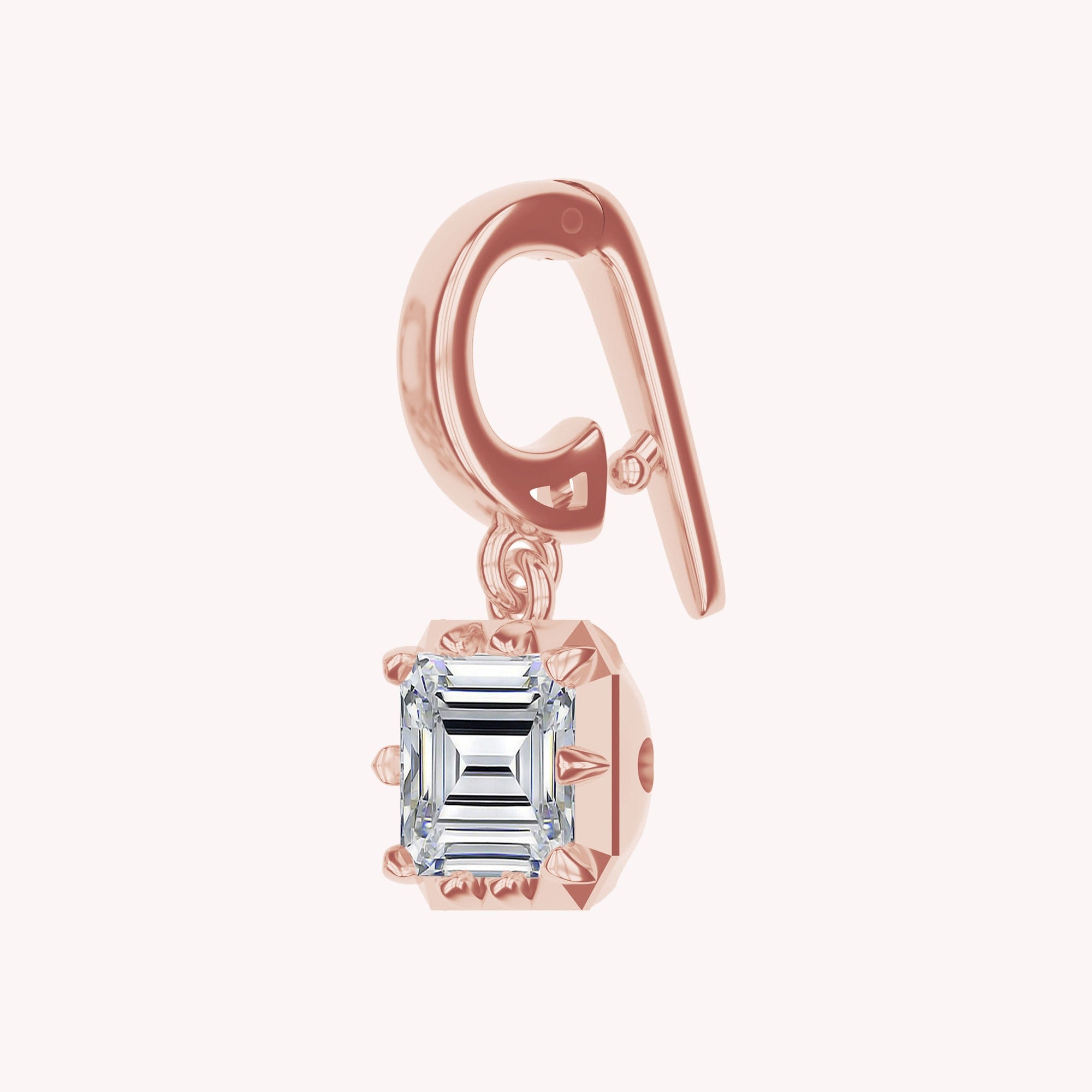 Multi Shape Lab Created Moissanite Solitaire Pendant
