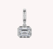 Multi Shape Lab Created Moissanite Solitaire Pendant