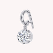 Multi Shape Lab Created Moissanite Solitaire Pendant