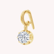 Multi Shape Lab Created Moissanite Solitaire Pendant