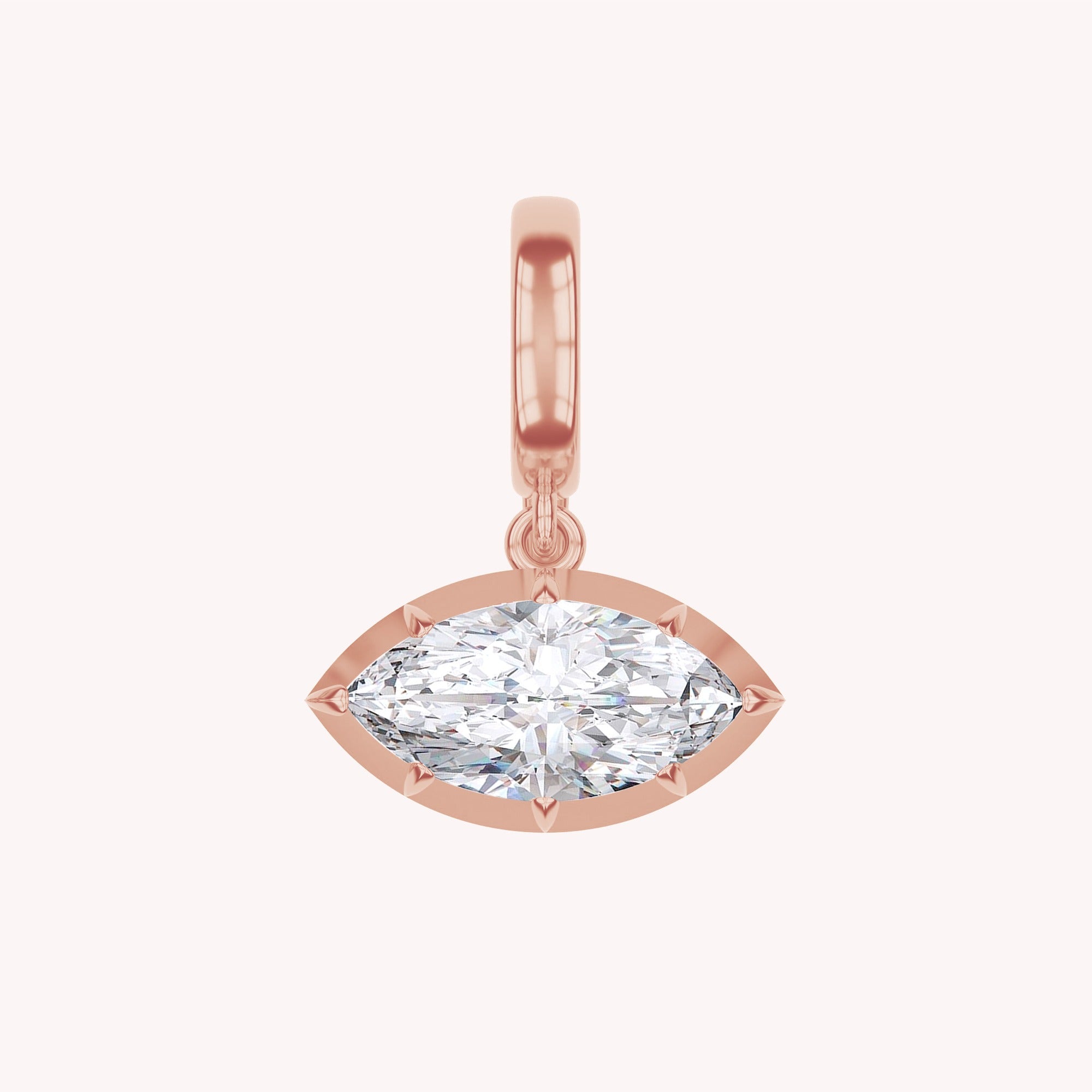 Multi Shape Lab Created Moissanite Solitaire Pendant
