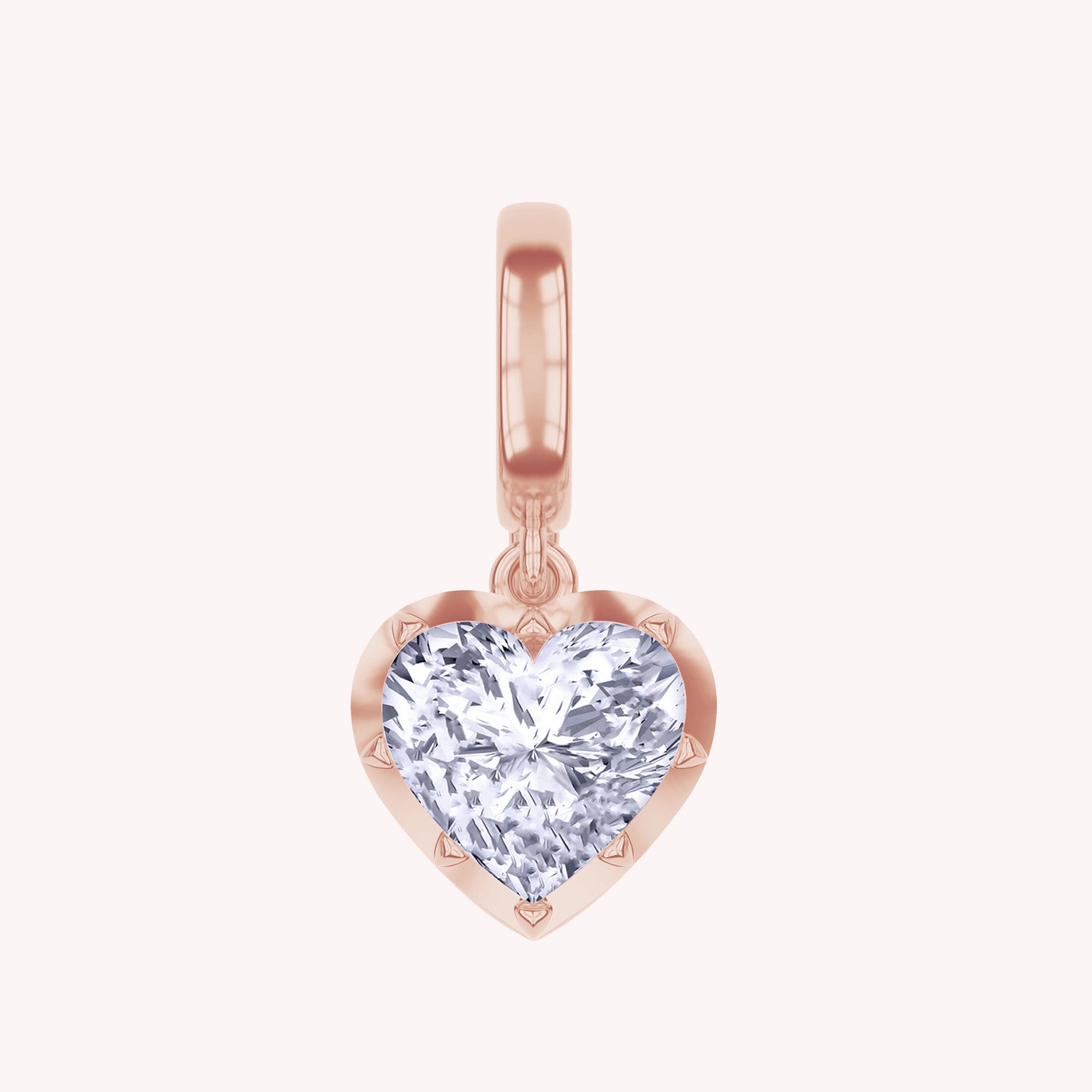 Multi Shape Lab Created Moissanite Solitaire Pendant