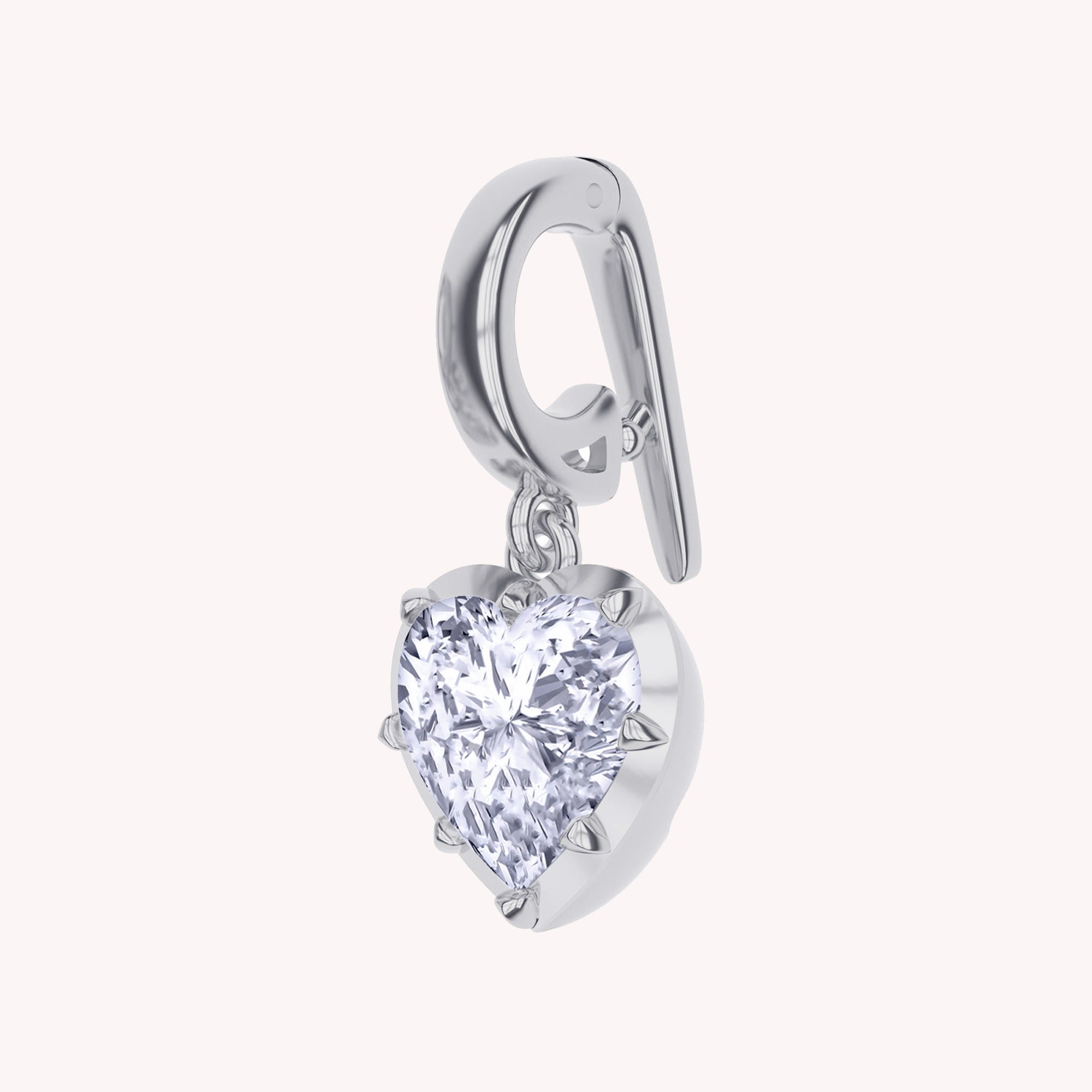 Multi Shape Lab Created Moissanite Solitaire Pendant