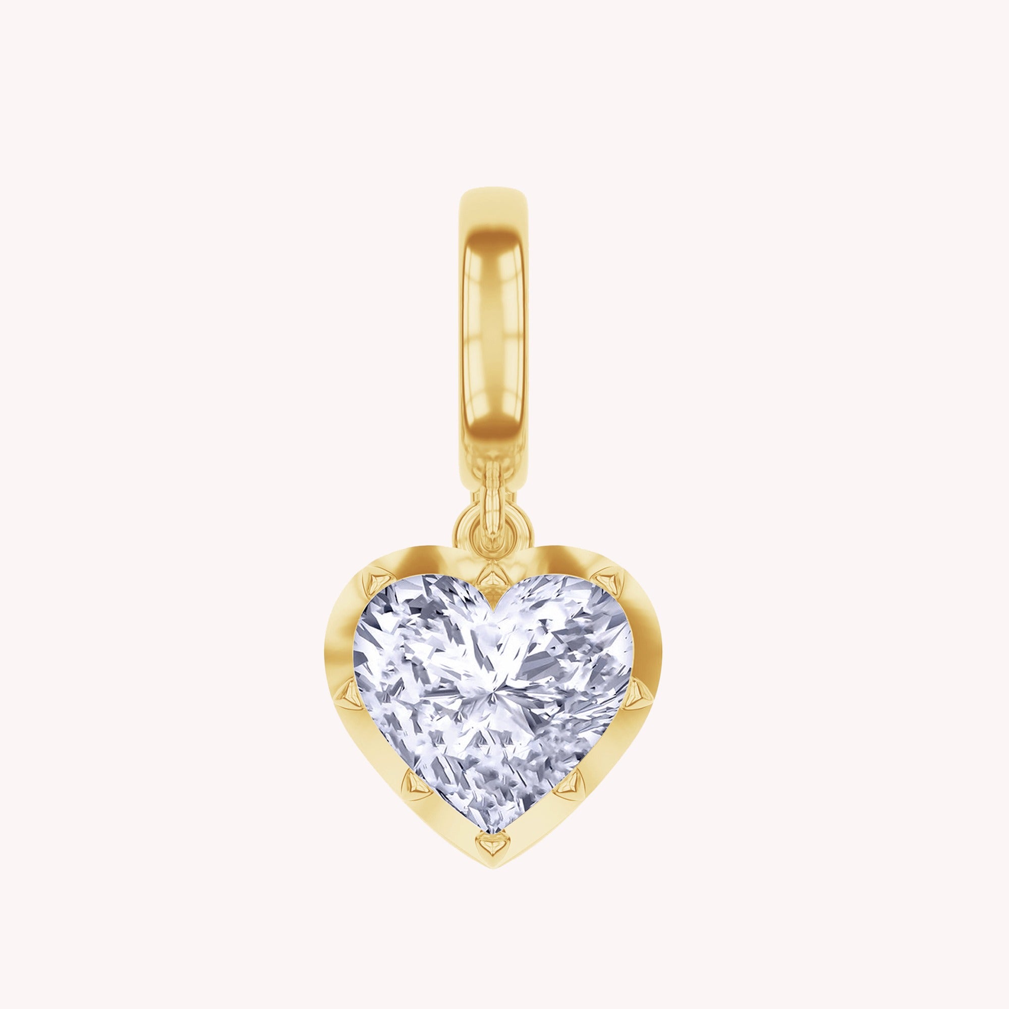 Multi Shape Lab Created Moissanite Solitaire Pendant